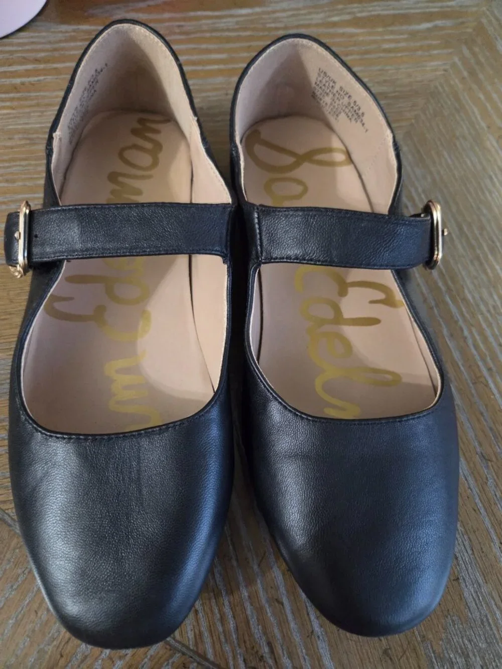 Black Mary Jane Flats